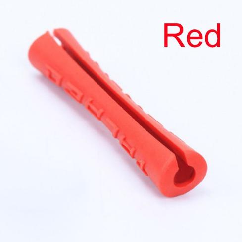 5 stks Fiets Kabel Rubber Protector Sleeve Voor Shift Remleiding Pijp Ultralight MTB Fiets Frame Bescherming Kabel Gidsen: Rood