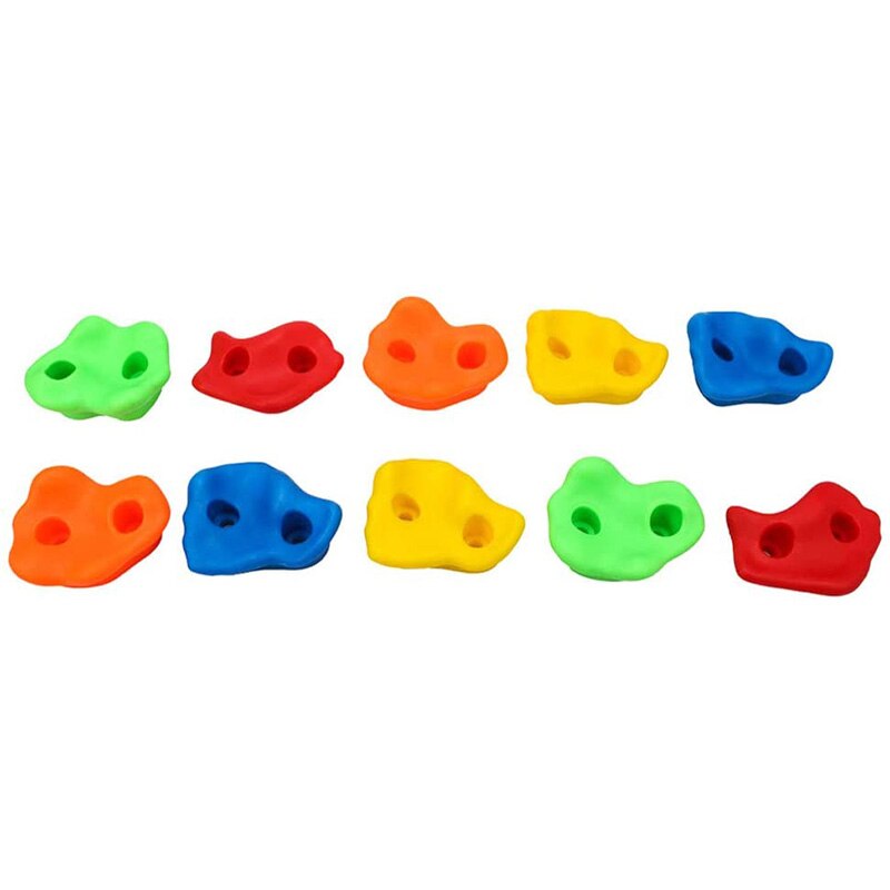 10Pcs Plastic Rock Climbing, Climbing Wall in Kindergarten, Climbing Amusement Equipment, Practicing Children's Guts