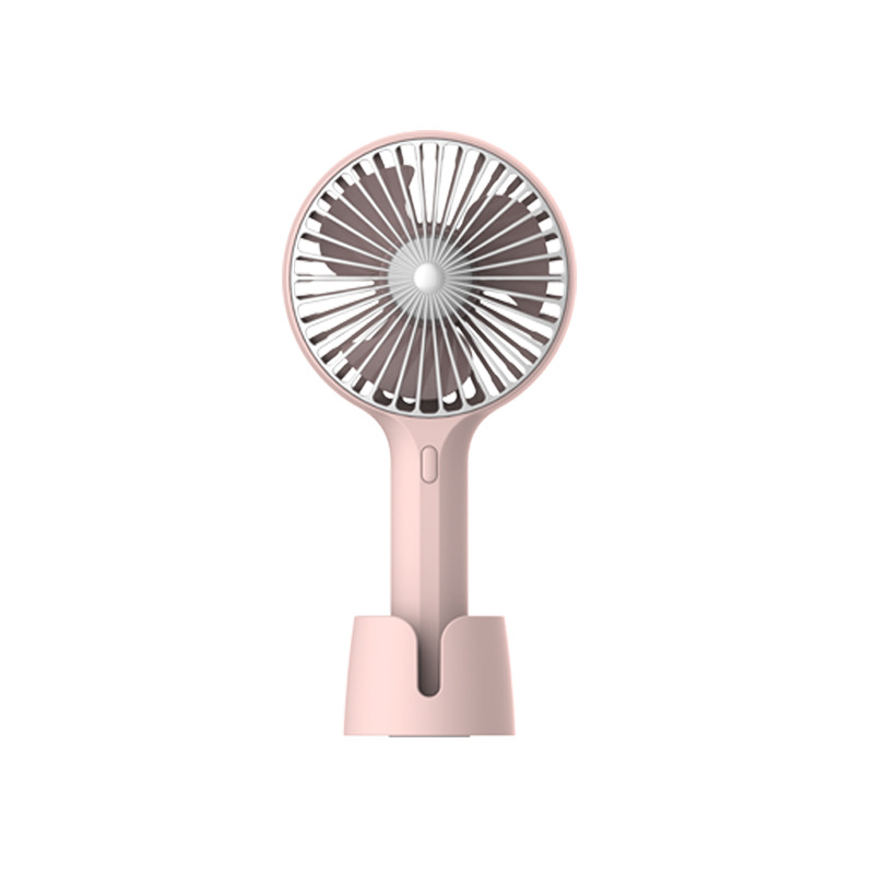 COSTWAY Draagbare Hand Ventilator Usb Oplaadbare Handheld Mini Fan Ventilator Ventilatie ventilateur ventilador portatil wentylator: Roze