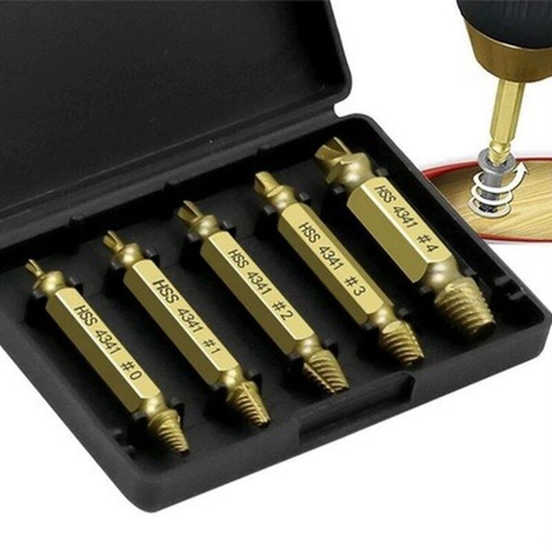 bohrer set 4/5/6 beschädigt Schraube Extractor Drill Bit Set Einfach Nehmen Sie Gebrochene Schraube Schraube Entferner Stripped Schrauben Extractor Abriss werkzeug