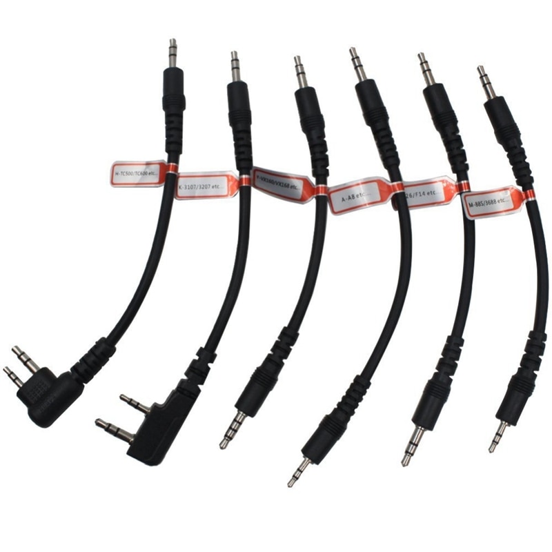 6 in 1 Usb Programming Cable for Motorola Hyt Icom Baofeng Puxing Kenwood Yaesu Walkie Talkie Radio Date Transceiver Cable