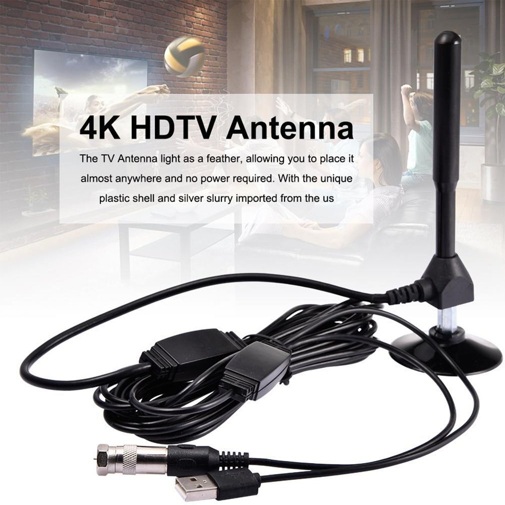 Vertical Antenna 5 Meters Digitale TV Antenne Indoor 4 K HDTV Antenne High Definition Channels Antenna