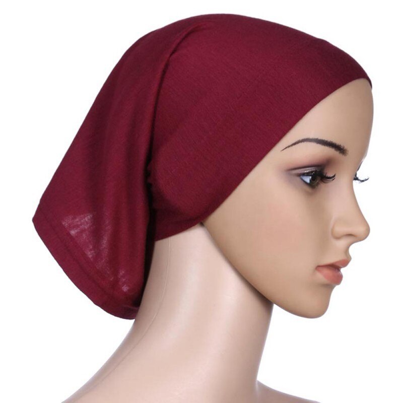 sous écharpe Hijab Tube Bonnet/casquette/os islamique femmes couvre-chef diverses couleurs: BR
