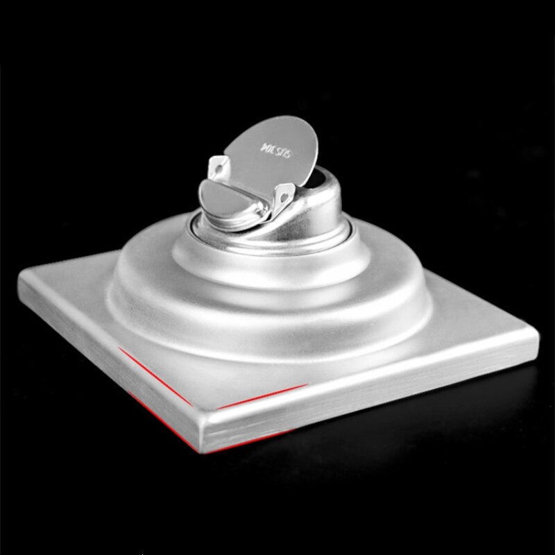 1 st 304 Rvs Geborsteld 10 cm * 10 cm Anti-geur Afvoerputje Badkamer Hardware Douche Drains