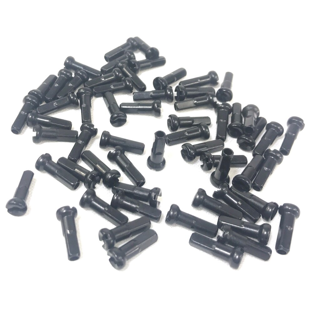 Søjle  pb14 messing nippel rundt hoved 14 gauge 2.0 længde 12mm 14mm 16mm sølv sort racercykel del gratis skib