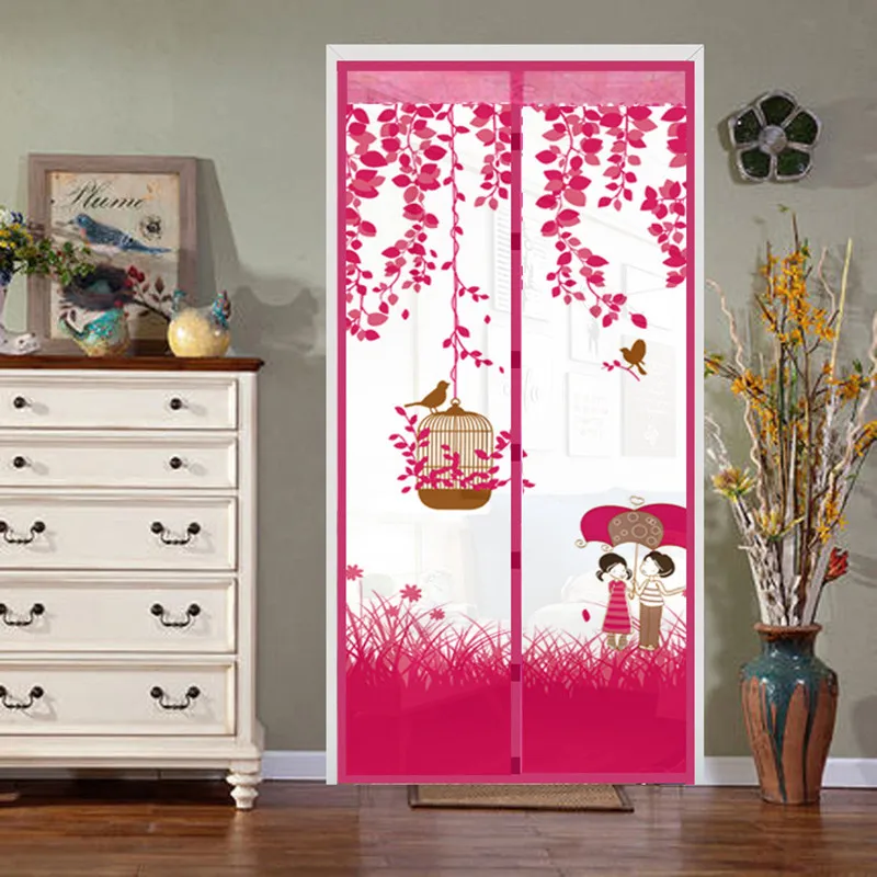 Deurgordijn Modern En Eenvoudig Paraplu Vogelkooi Zomer Zacht Gaas Muggenbestendig Deurgordijn Versleuteld Scherm