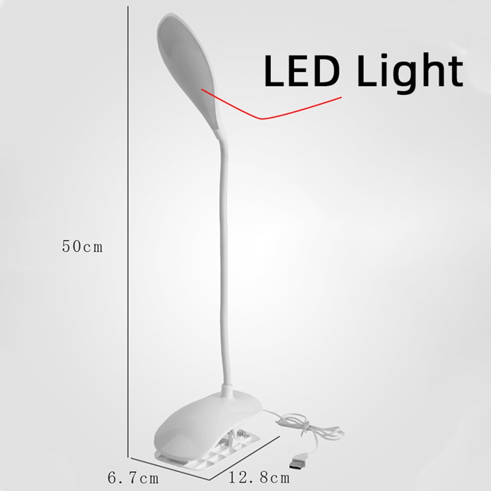 Led-lampa hopfällbar usb-driven avbländande skrivbordslampa ögonskydd läsbordslampa studentrum arbetsbordslampor