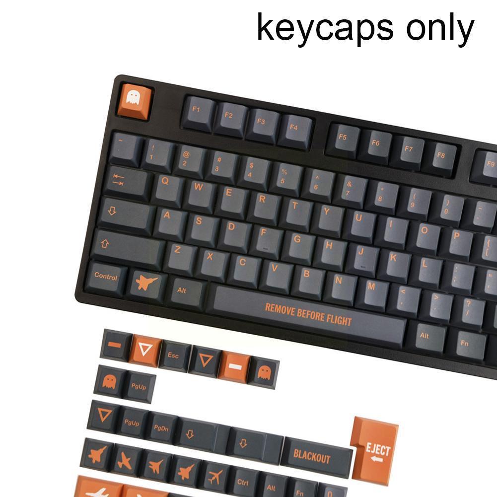 Mechanical Keyboard GMK Stealth Keycaps Profile Key GK64 Caps GK61 GMK 2U 980 DIY Keycaps Shift 142 1.75U With Keys T4A3
