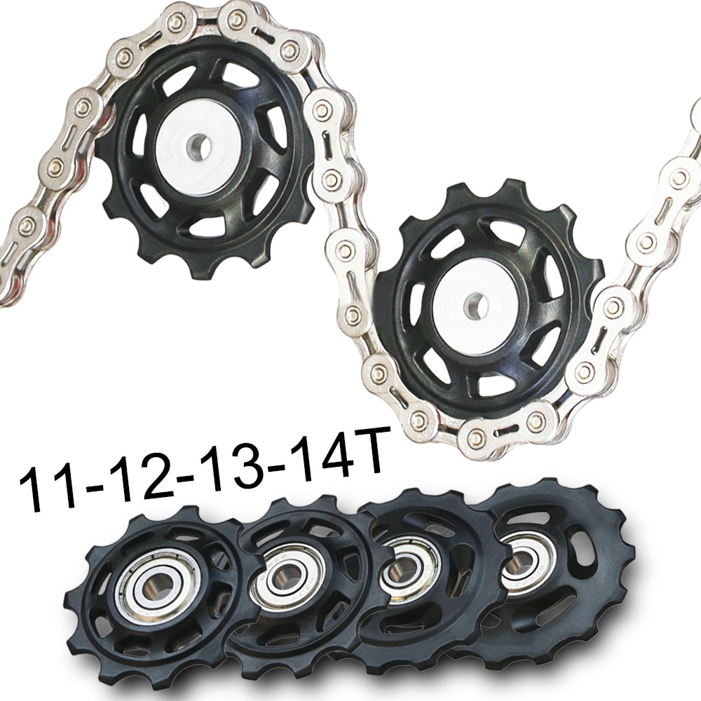 11T 12T 13T 14T Lagerbier MTB Fahrrad Hinten führen Rad Rennrad Jockey Schaltwerk Rolle Rolle für Shimano Sram Reparatur Bausatz