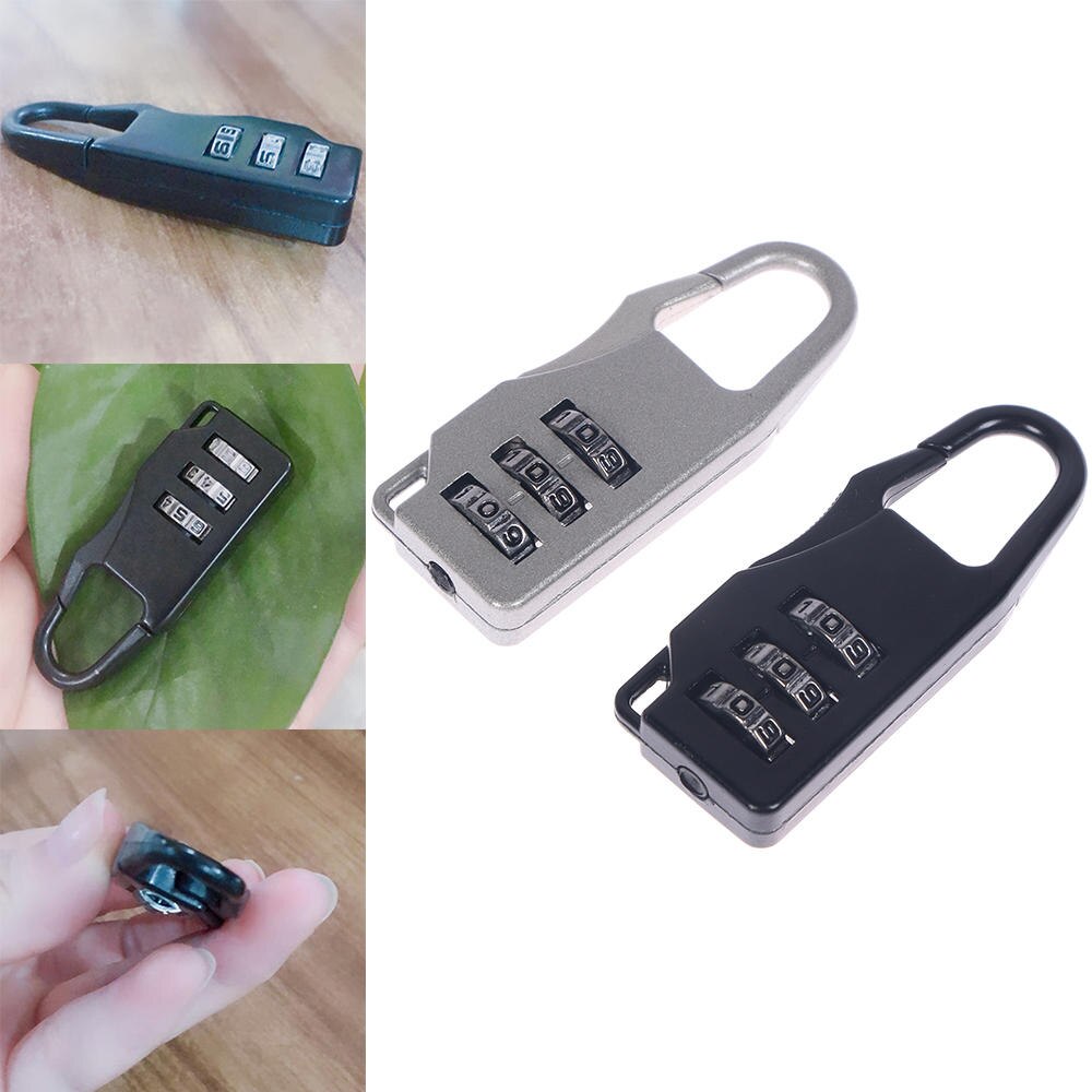 3 Digit Dial Combination Code Number Lock Padlock Safety Travel Security Lock For Luggage Backpack Suitcase Drawer Durable Locks