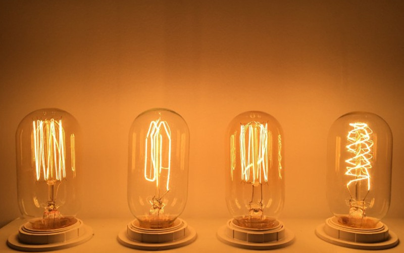 Bombilla Edison E27, 40W, 60W, 220V, A60, BT53, ST64, A19, T45, ST48, ampolla de luz incandescente, lámpara Vintage para decoración de Navidad