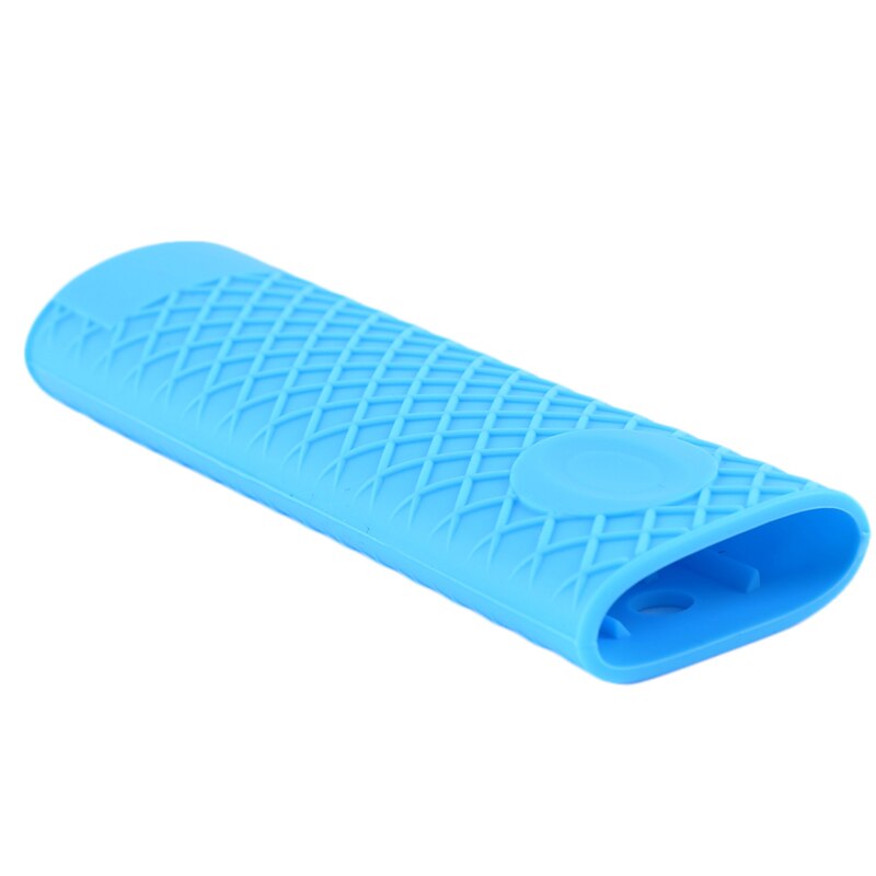 Funda para asa de cazo antideslizante, piezas de utensilios de cocina, herramientas de cocina únicas, olla de silicona, mango de sartén: blue