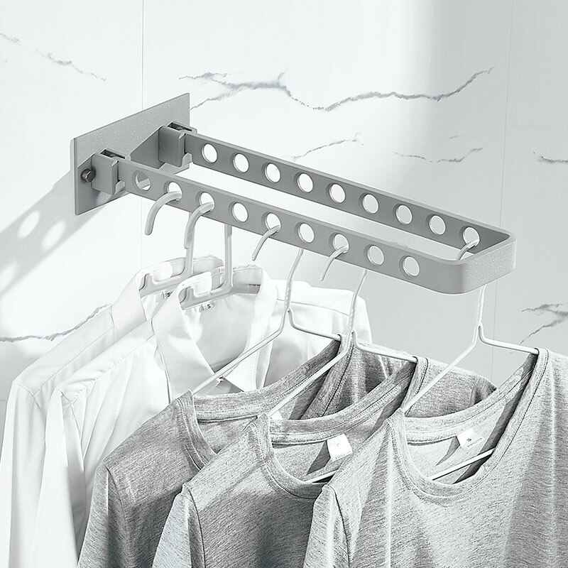 Versa Adelisa Minimalistische stijl kapstok, met 5 haken of hangers voor kleding of tassen voor in de gang, Afmetingen (H x B x H) 170 x 28,5 x 28,5 cm, Metaal, Kleur