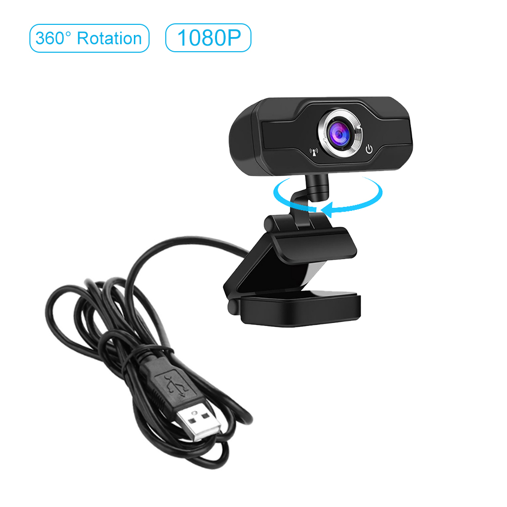 Webcam full HD 1080p webcam met microfoon voor live-uitzending videogesprek conferentiewerk mini pc camera webcam voor computer: U6-SH1080P