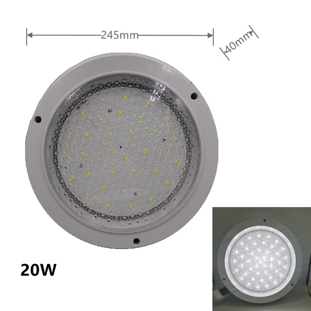 Kitchen LED ceiling Light 15W 20W 24W 28W 165-245V Modern Kitchen Clear Lens Foyer Bath 15 -30 Square meters For Kitchen Light: YELLOW