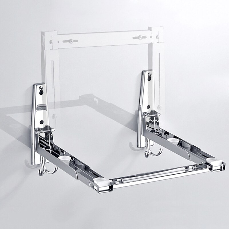 Holders Kitchen Shelf Retractable Bracket Stainless Steel Microwave Oven Shelf Rack Kitchen Retractable Bracket Oven Rack