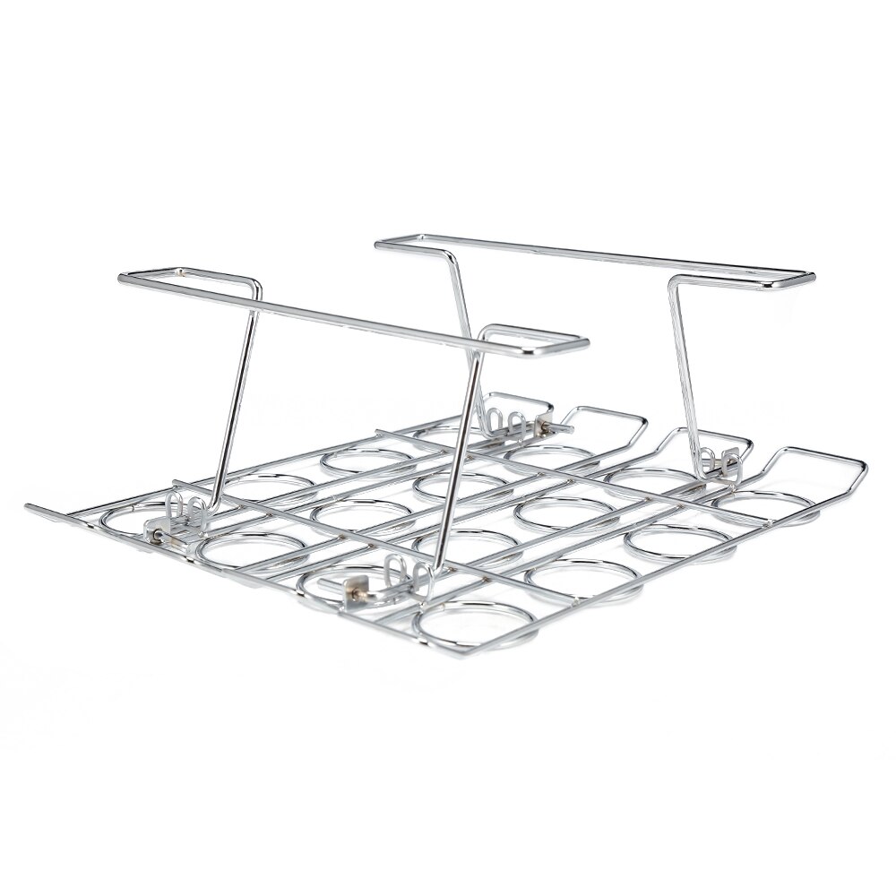 16 Holes Cupcake Cone Baking Rack DIY Cooling Rack Ice Cream Cone Holder Stainless Steel Ice Cream Cone Rack Baking Cake Cone