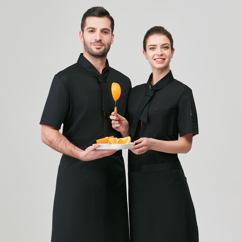 Chef restaurant waiter overalls uniform hotel dining restaurant waiter overalls