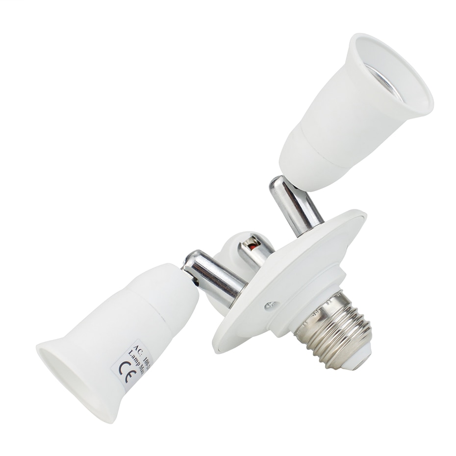 1/3/4/5 E27 Lamp Bases in 1 Adjustable E27 Socket Fitting For Bulb Light Ampoule Douille Holder Adapter Lighting Accessories