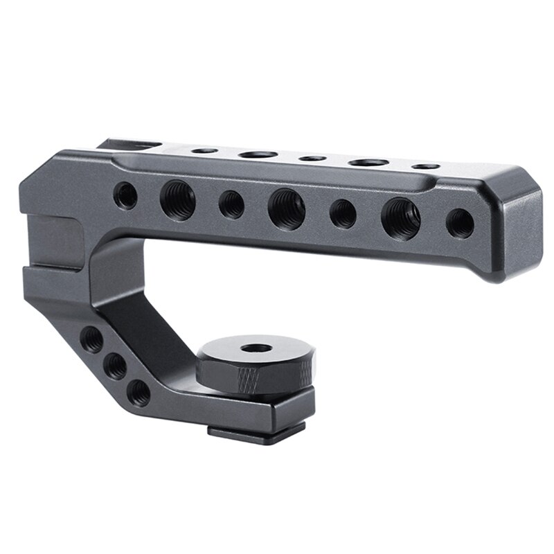 R005 Dslr Camera Top Handle Grip Metallo Adattatore Scarpa Freddo di Montaggio Universale Hand Grip Per Sony Nikon Canon Con 1/4 3/8 vite