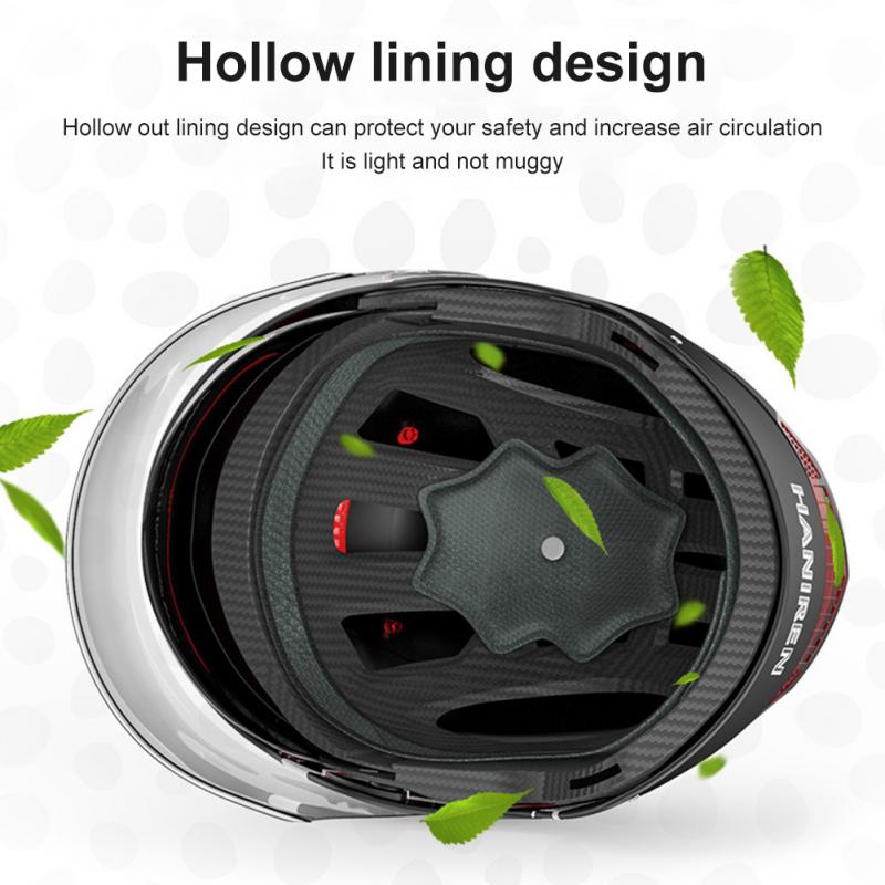 Vinterhjälm med hd-lins vindtät regntät bekväm elcykel säkerhetshalvhjälm universal