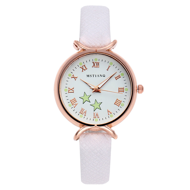 Vrouwen Horloge Mode Casual Stijl Lederen Riem Horloges Eenvoudige Dames Kleine Wijzerplaat Quartz Klok Jurk Horloges Reloj Mujer: AAAS2