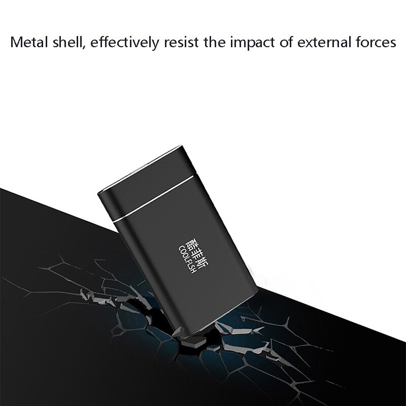 Disque dur externe COOLFISH NGFF 256 go SSD Type C 3.1 Mini disque dur SSD/disque dur Mobile pour Windows/Android/MAC Os