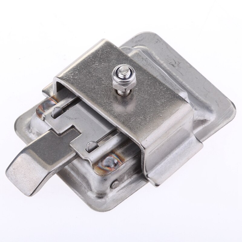 Stainless Steel Recessed Mounted Latch Mini Flush Mount Paddle Handle Lock for RV/Camper/Trailer/Cabinet/Tool Box Etc