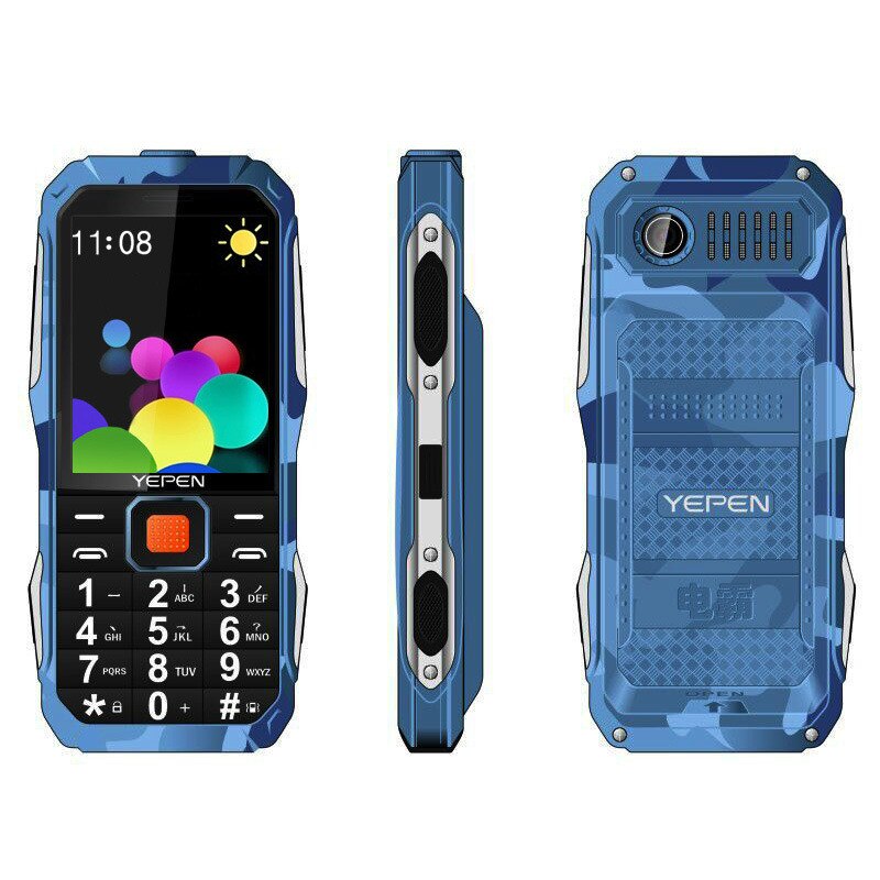 Ship Within 24 Hours Yepen Y698 Wireless Analog Tv Flashlight Fm Radio 2800mah Dual Sim Power Bank Rugged Mobile Cell Phone