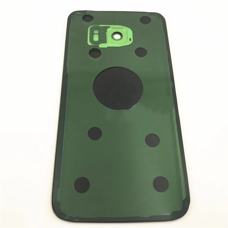 For Samsung Galaxy S7 edge G935 / S7 G930 Housing Glass Back Battery Cover+Camera Lens Cover+Sticker Adhesive
