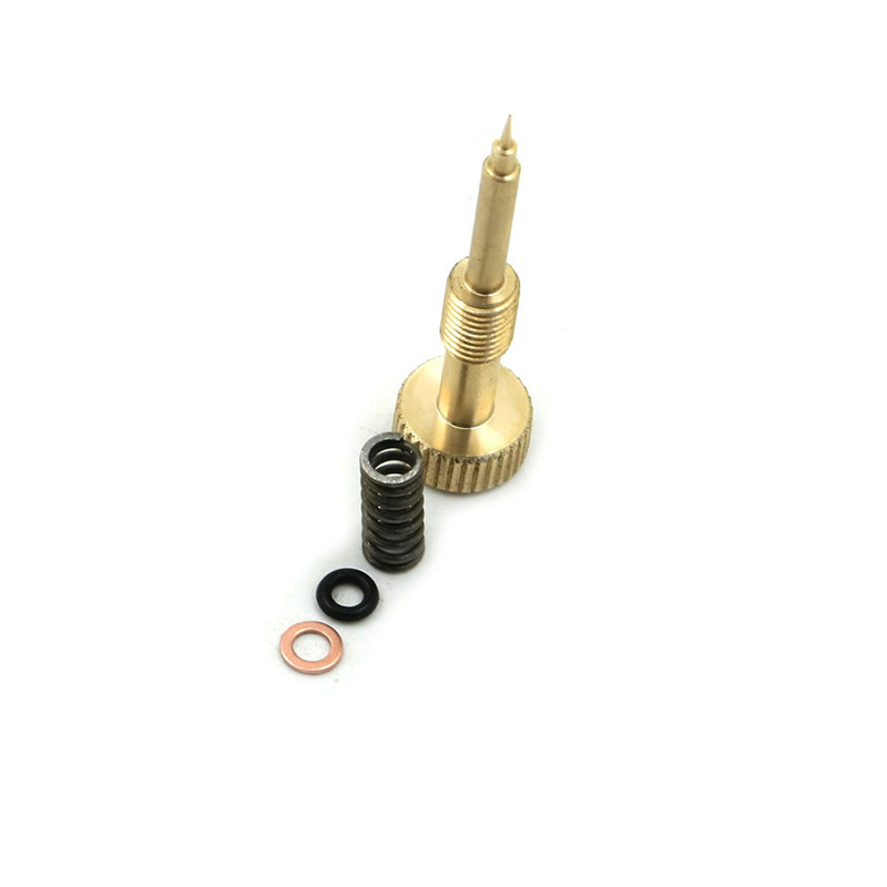 Stock para carburador KEIHIN CV 1990 - 2006 Harley CNC, tornillo de mezcla de ralentí de ajuste de carburador, un resorte de tornillo de riqueza de latón
