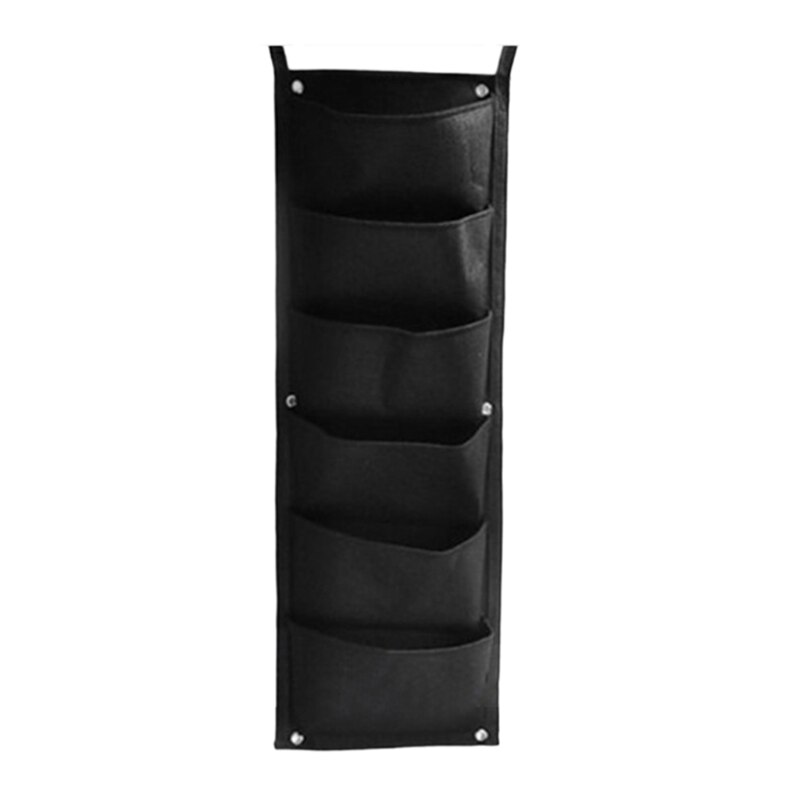 Vertical Hanging Garden Planter with 6 Pockets Waterproof Wall Mount Flower Pot K0AB
