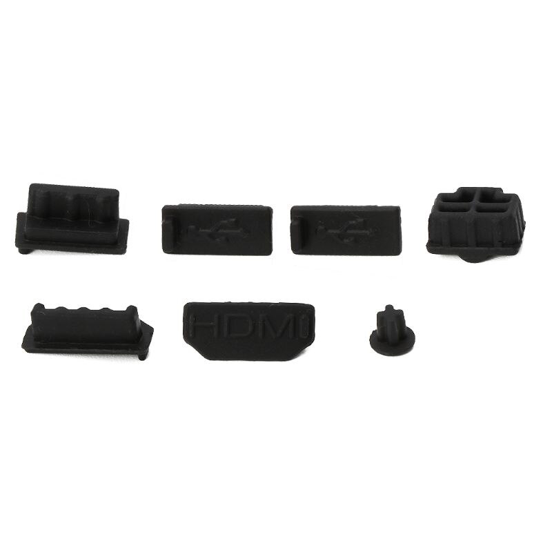 MOLA 7Pcs spina antipolvere compatibile HDMI custodia antipolvere in Silicone con tappo antipolvere