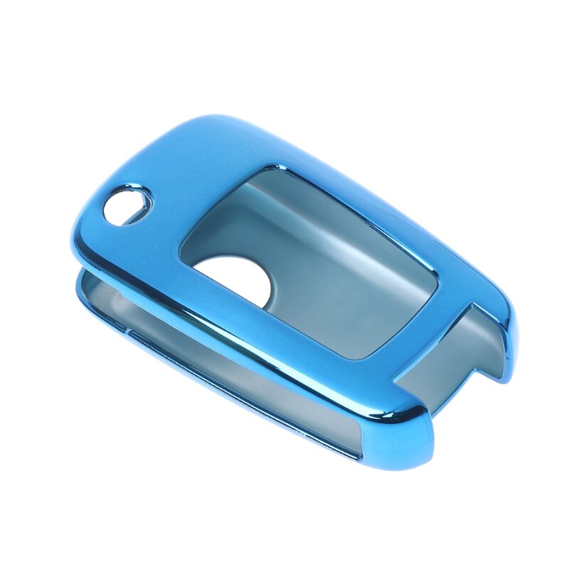 Auto Tpu Key Cover Voor Chevrolet Cruze Aveo Trax Opel Antara Corsa Meriva Astra J: Blue