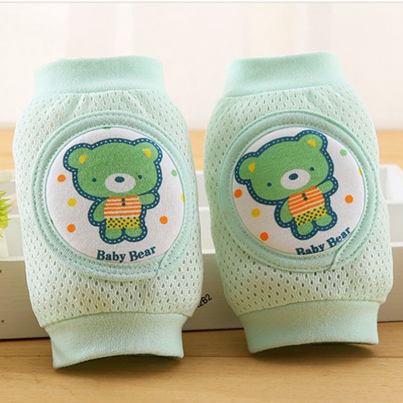 1 paar Baby Peuter Baby Kruipen Knie Elleboog Pad Mesh Kussen Veiligheid Bescherming Ademende Beenwarmers Anti-val Elleboog pads