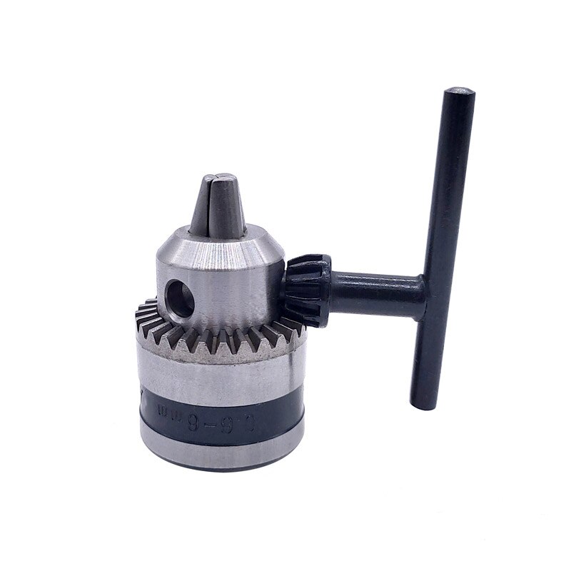 1pcs 0.6-6mm B10 3/8 24UNF Thread Drill Chuck Conversion Drill Chuck Wrench Into Electric Drill Keyless 3 Jaw Chuck