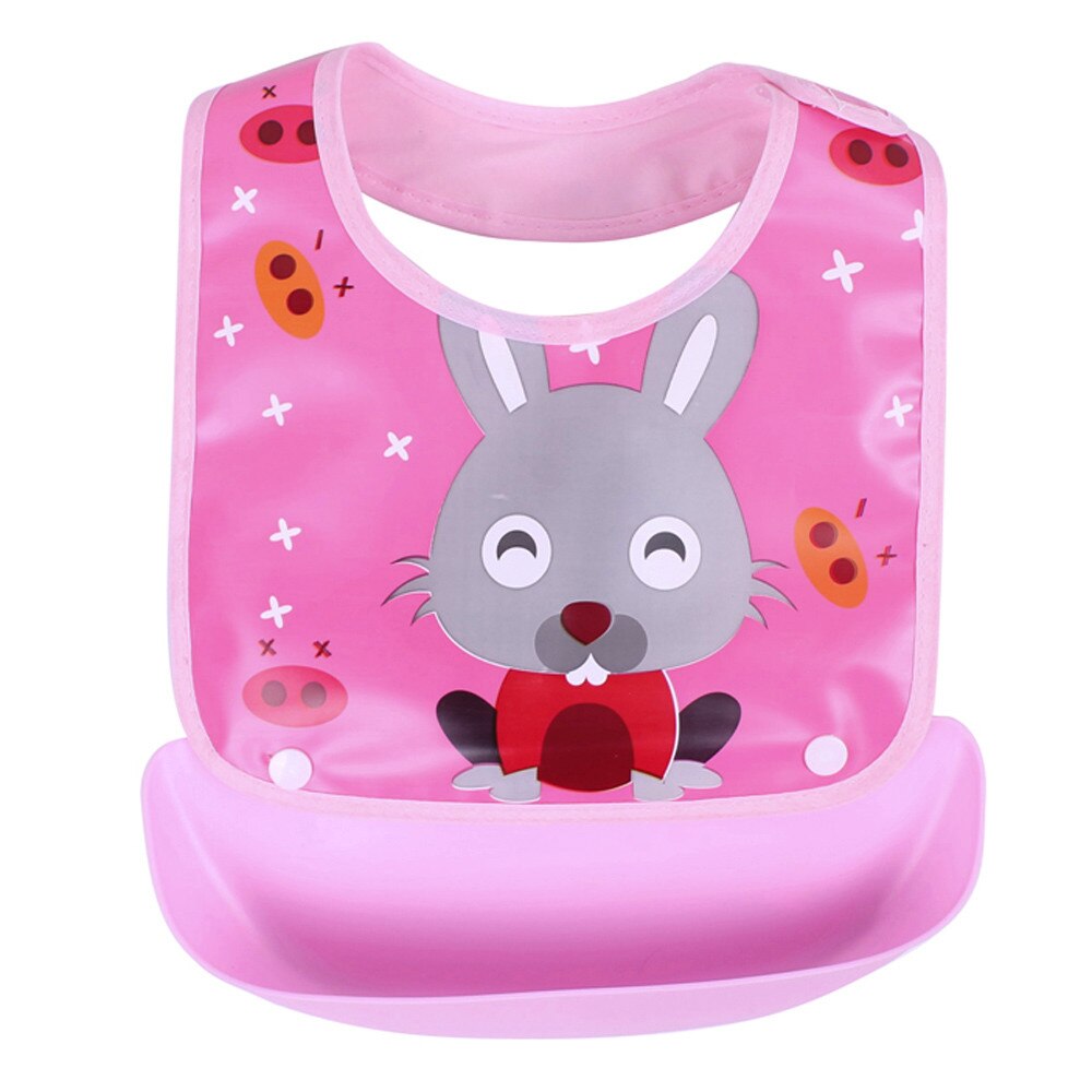 Bébé détachable enfants garçons filles imperméable à l'eau alimentation tablier salive serviette bavoir Smock