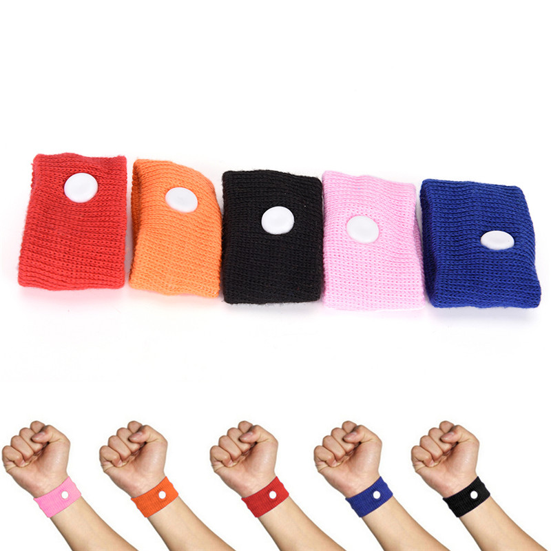 1Pc Fabric Elastic Anti Nausea Wristbands Reusable Wrist Band Sickness Travel Sea Car Anti Sickness Motion