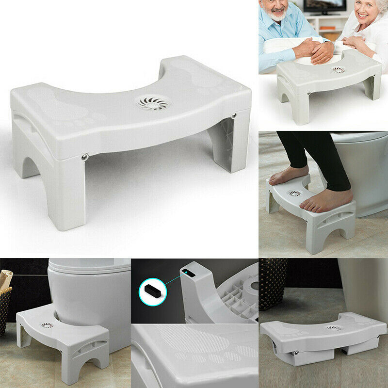 Aid Squatty Toilet Step Foot Stool Potty Help Prevent Constipation Bathroom