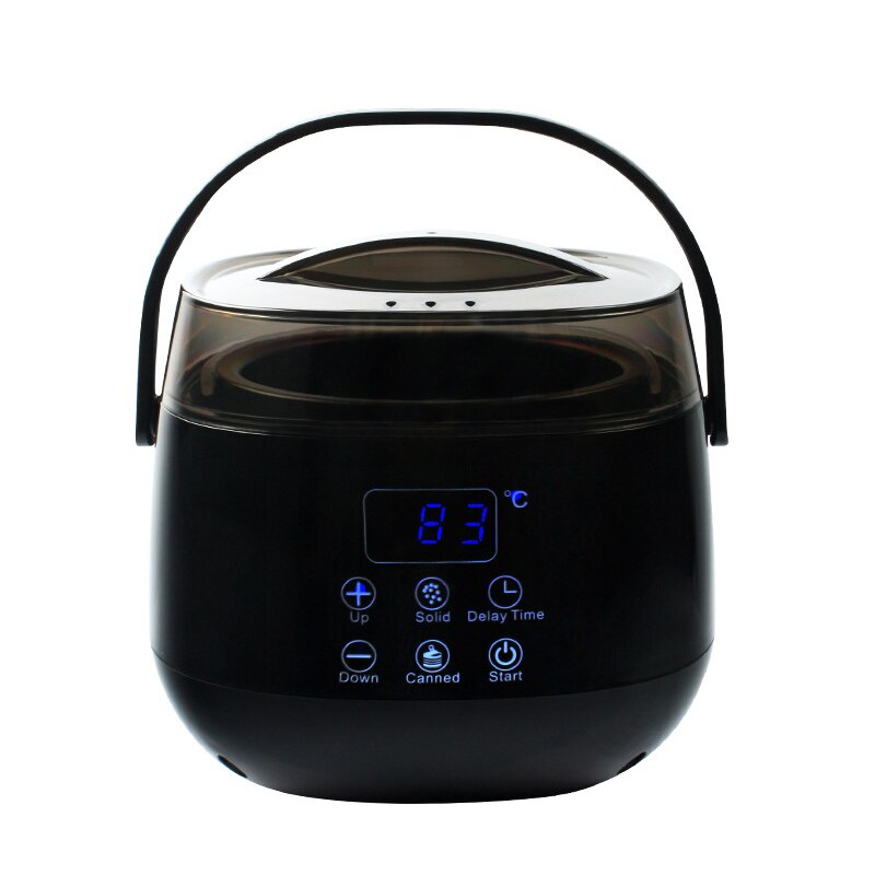 Wax warmer ontharingsset voor thuis met led-display en instelbare temperatuur en vertragingscontrole voor het hele lichaam, benen en oksels: Default Title