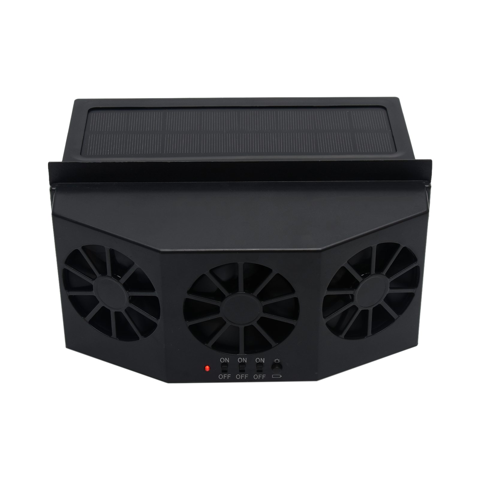 3 Solar Energy Cooler Conditioner Air Cooler Vent Exhaust Safe Fan Cooling Car Auto Portable