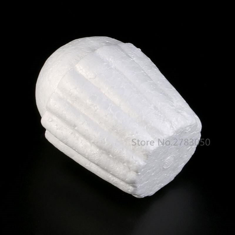 Hvid dummy styrofoam skum kage dummy modellering fondant kager sugarcraft blomster bryllupsfest indretning 2 størrelser