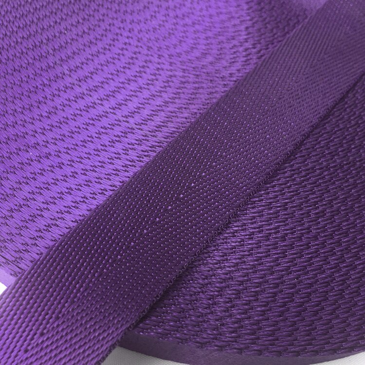 1 Meters 1"(25mm) Strap Nylon Webbing Herringbone Pattern Knapsack Strapping Sewing Bag Belt Accessories: Deep Purple