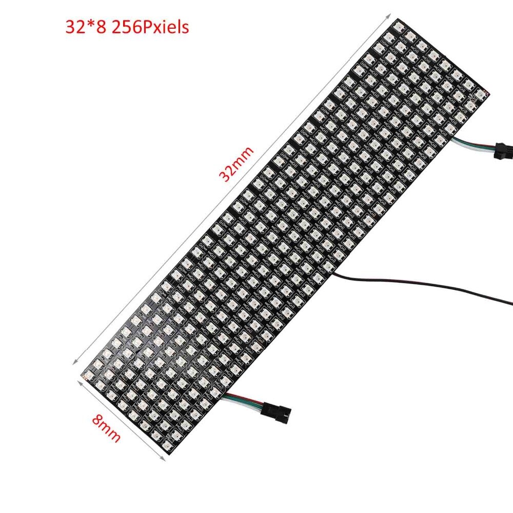LED Pixel DC5V WS2812B Panel Screen 8*8,16*16,8*32 Pixels Digitale Flexibele Led Matrix Individueel Adresseerbare led Module JQ