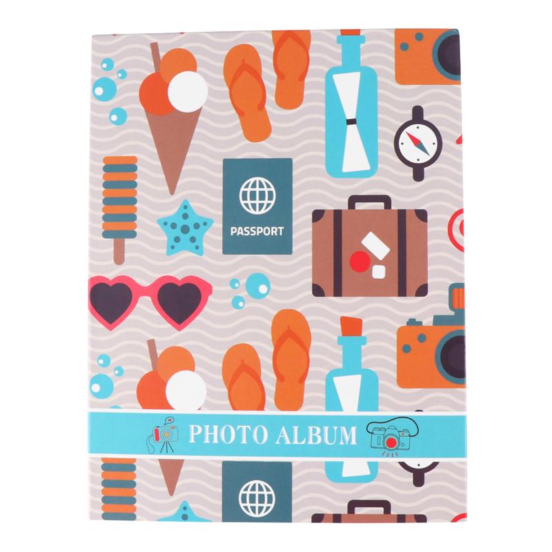 1pc Photo Album Children Yearbook Photo Storage Album Beautiful Cartoon 6 Inch Family Album for Photo Studio Family Ki: Blue
