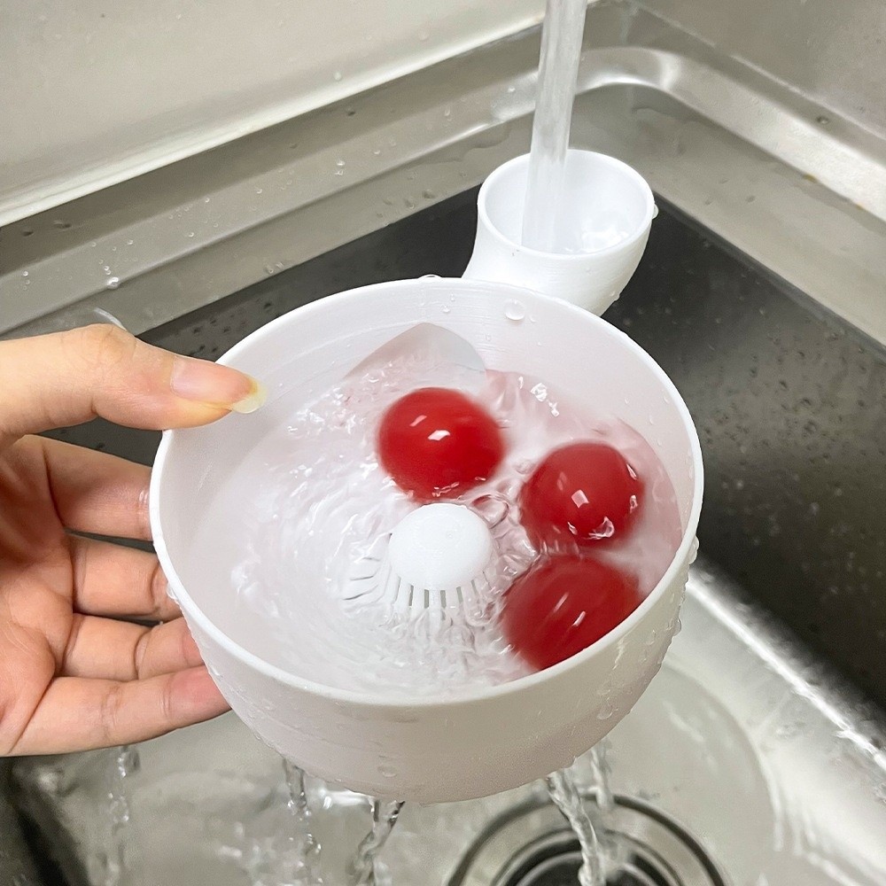 Ruimtebesparende automatische fruitwasmachine Efficiënt water Hergebruik Droger Groentewasmachine Voedsel wassen Fruitwaskom Home Gadget