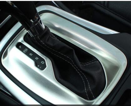 Rostfritt stål växlingshandbromskopp dekorerad ram för buick regal 10 11 12 13 14 15 16 aaa 556: Redskap matt silver