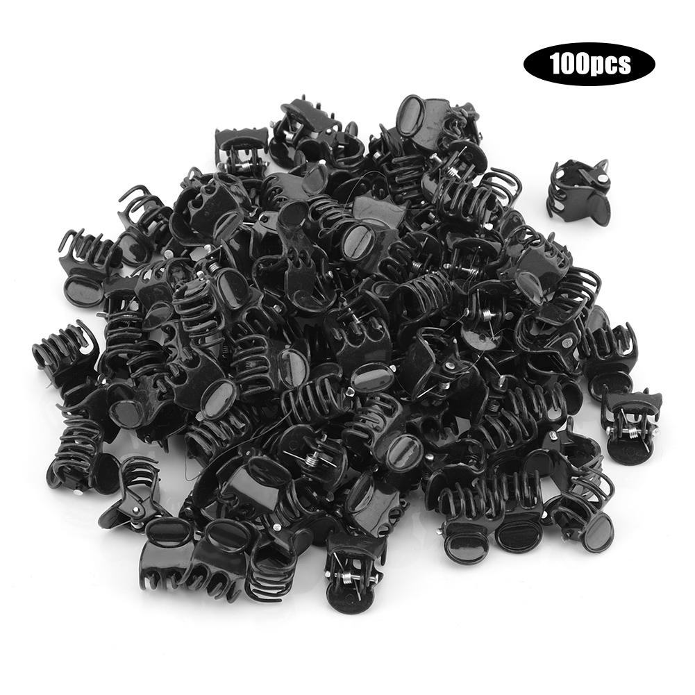 100 stk plast mini stilke blomster haveredskaber stilk klip vokse opretstående orkidé orkidé klip