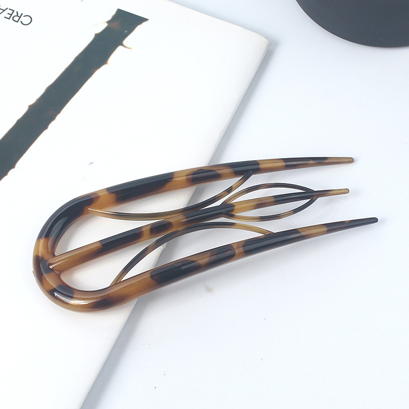 Magic Grip Hair Pins U-shaped Clip Fixed Hair Pins Hair Fork Hairstyle tools Better Fixation Hair: Gold