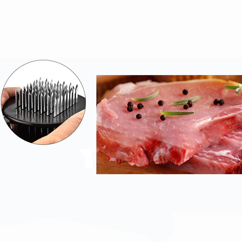 56 Edelstahl Nadeln Fleischklopfer Praktische verlieren Rindfleisch Huhn Hundeschnitzel Steak Werkzeug Fleisch Hammer Küche Kochen Gerät